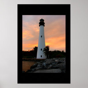 Impressão do farol de Florida do cabo