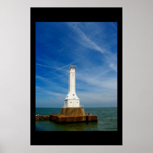 Impressão do farol de Huron