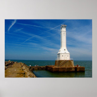 Impressão do farol Huron