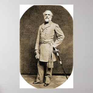 Impressão do general Robert E. Lee em 1863