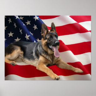 Impressão do german shepherd