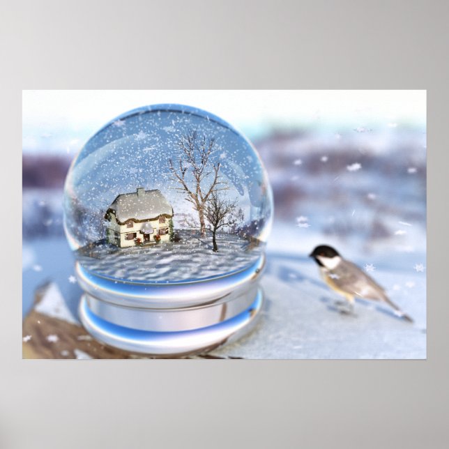 Impressão do globo de neve (Frente)