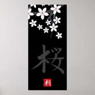 Impressão do Hieroglyph de Sakura
