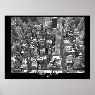Impressão do império de New York da arquitectura