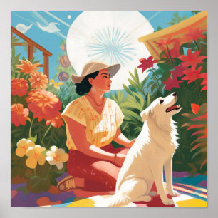 Impressão do Jardim Mexicano-Americano