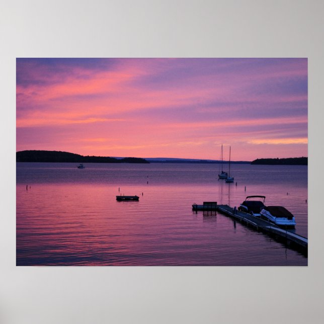 Impressão do Lago Champlain (Frente)