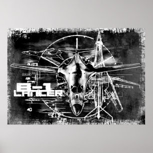 Impressão do lanceiro B-1