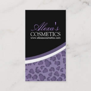 Impressão do leopardo:: Cartão de visita