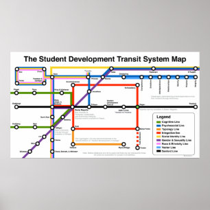 Impressão do Mapa do Sistema de Trânsito para Estu