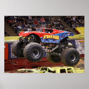 Impressão do monster truck de Spidey