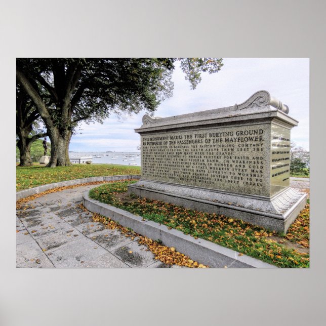 Impressão do Morro de Pilgrim sarcófago Cole (Frente)