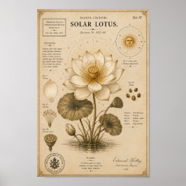 Impressão do Museu Botânico Vitoriano Solar Lotus