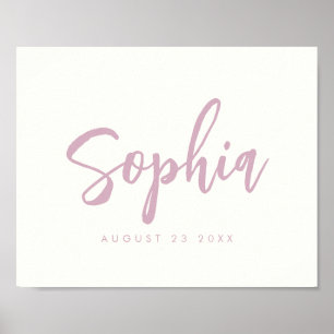 Impressão do Nursery Name do quarto de criança per