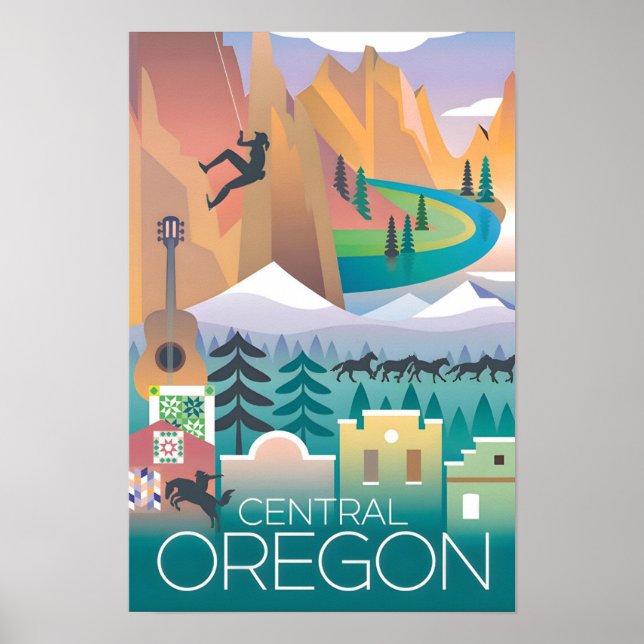 Impressão do Oregon Central (Frente)