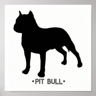 Impressão do pitbull