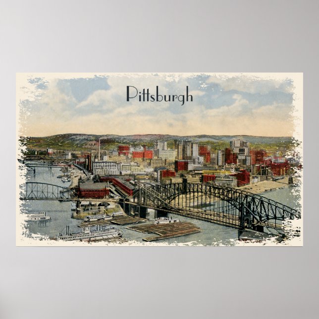 Impressão do ponto Pittsburgh 1931 (Frente)