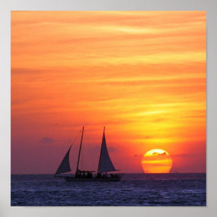 Impressão do por do sol