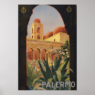 Impressão do poster da arte da entrada do vintage