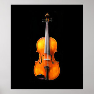 Impressão do poster da viola/violino