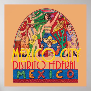 Impressão do POSTER de CIDADE DO MÉXICO México