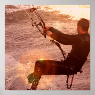 Impressão do poster de Kiteboard