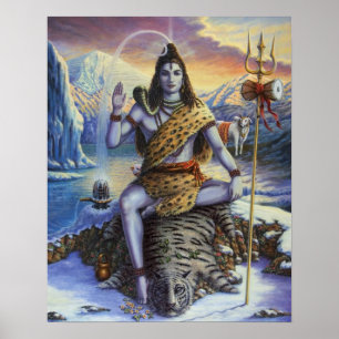 Impressão do poster de Shiva Mahadeva