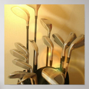 Impressão do poster do clube de golfe