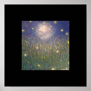 Impressão do poster do encanto do vaga-lume