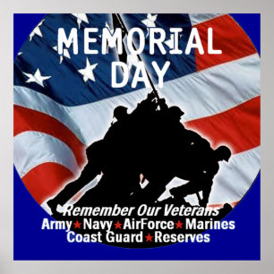Impressão do POSTER do Memorial Day