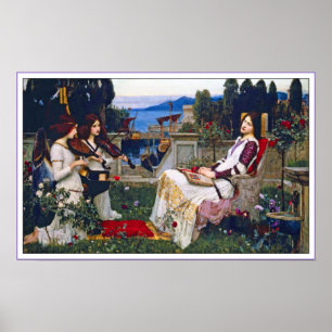 Impressão do poster: Santo Cecilia - Waterhouse