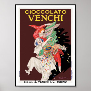 Impressão do poster vintage: Cioccolato -