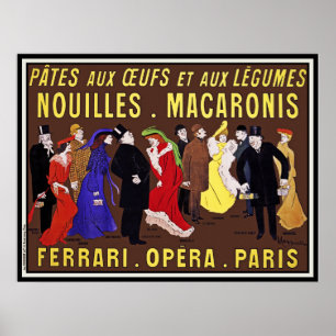 Impressão do poster vintage: Leonetto Cappiello: