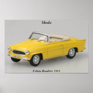 Impressão do Roadster 1963 de Skoda Felicia