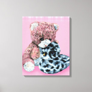 Impressão do rosa do envoltório das canvas dos