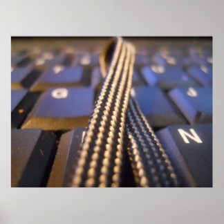 Impressão do teclado do computador