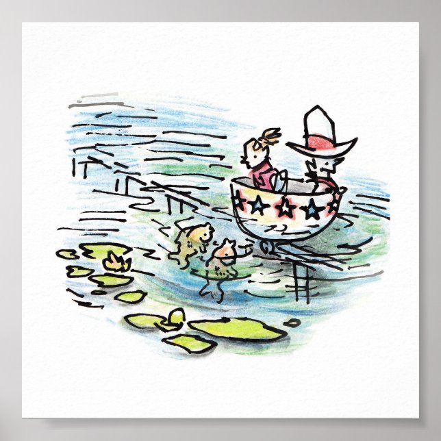 Impressão do Texas Teacup Ride (Frente)