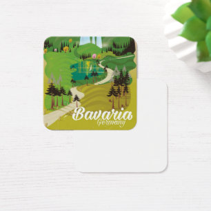Impressão do viagem da paisagem de Baviera