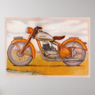 Impressão Dourado da motocicleta de Socovel do