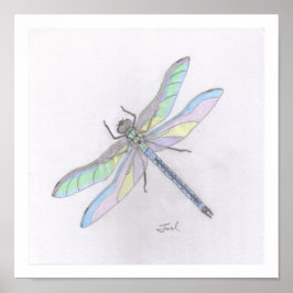 IMPRESSÃO DRAGONFLY (11"x11")