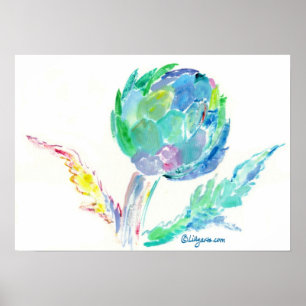 Impressão e poster das belas artes da canção da