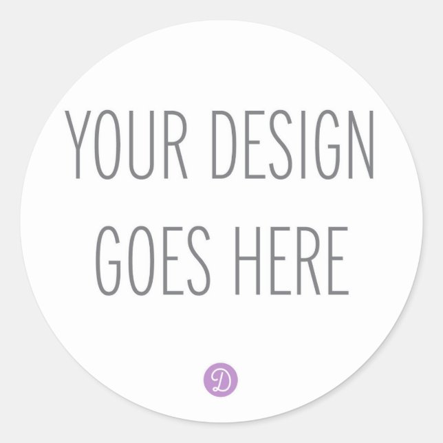 Impressão em círculos com adesivos (1,5" ou 3") (Frente)