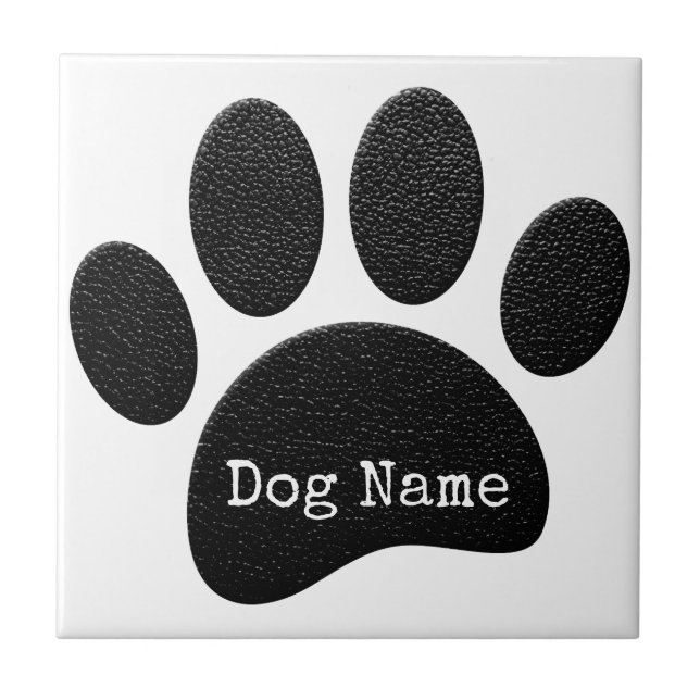 Impressão em Pata de Cachorro com Nome de Máquina  (Frente)