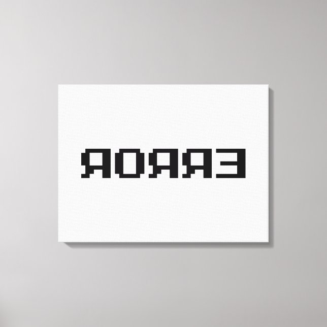 Impressão Em Tela Я OЯ Я Eixo | ERRO (Frente)