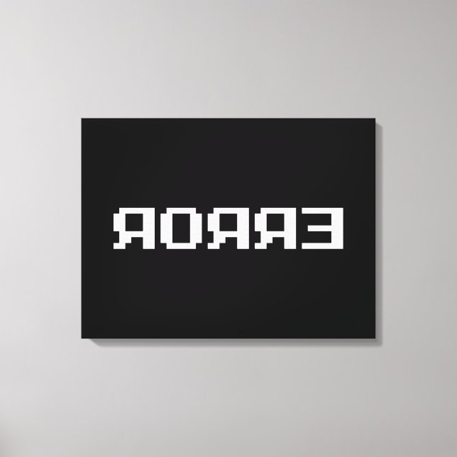 Impressão Em Tela Я OЯ Я Eixo | ERRO (Frente)