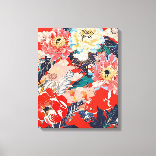 Impressão Em Tela 百花繚乱 Reimagined2 (Frente)