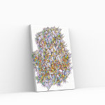 Impressão Em Tela 1000 pedaços de cor<br><div class="desc">"1000 pedaços de cor", por Phrosne Ras em Canvas Print</div>