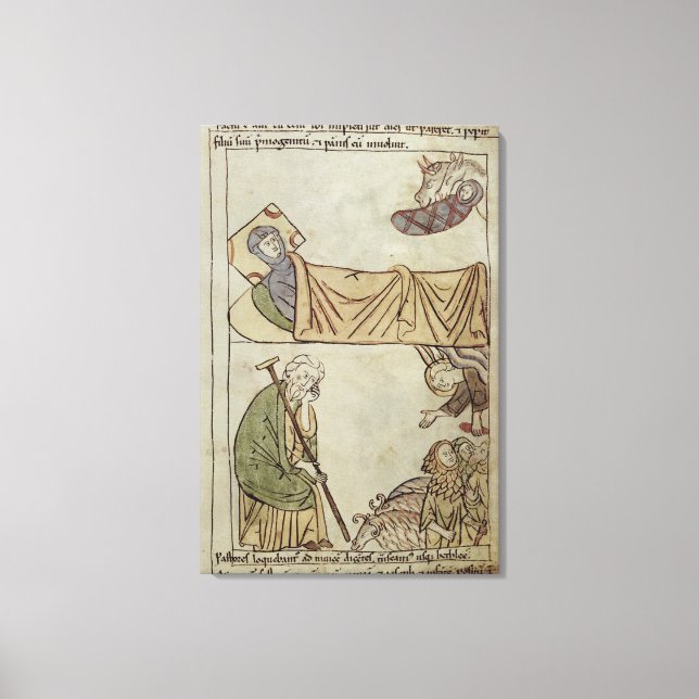 Impressão Em Tela 108 fol.168 A Natividade, de uma Bíblia (Frente)