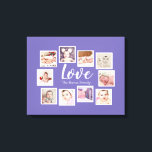 Impressão Em Tela 10 Foto Collage Love Family<br><div class="desc">modelo personalizado de 10 fotos criado por sua arte personalizada em parede - Canvas Print de Ricaso - adicione suas próprias fotografias e texto a esta canvas de excelente</div>