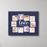 Impressão Em Tela 10 Foto Collage Love Family<br><div class="desc">modelo personalizado de 10 fotos criado por sua arte personalizada em parede - Canvas Print de Ricaso - adicione suas próprias fotografias e texto a esta canvas de excelente</div>