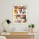 Impressão Em Tela 10 Photo Modern Trendy Floral Na moda Name<br><div class="desc">10 Foto moderna Tendy Floral Na moda Name Canvas Art apresenta dez das suas fotografias favoritas para uma fácil e rápida colagem de fotografias. Personalize com seu nome e rodeado de um padrão floral colorido. Faz um presente perfeito para o Natal, aniversários, Dias de as mães, irmãs, melhores amigos e...</div>